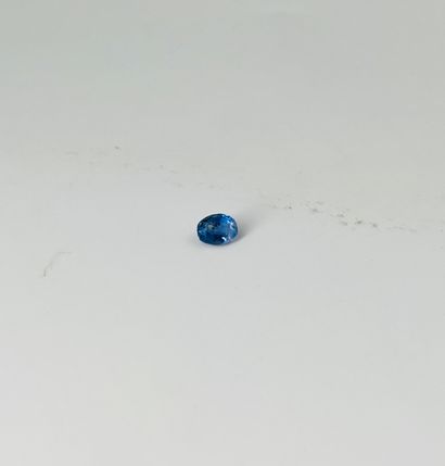 null Oval sapphire weighing 1.34 cts probably Ceylon unheated