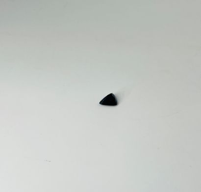 null Trillion cut sapphire weighing 2.47 cts