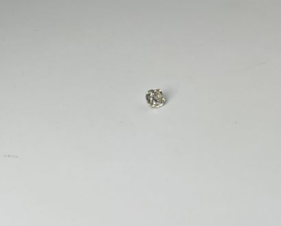 null Antique cut diamond on paper weighing approx. 0.40 ct.
