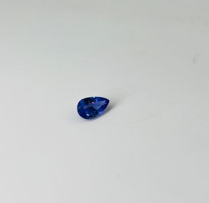 null Tanzanite pear cut weighing 2.06 cts Accompanied by a certificate AIG attesting...