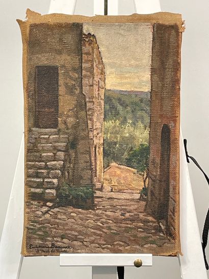 null "St Paul de Vence" - Emile Marie Beaume 

Oil on canvas, signed and titled lower...