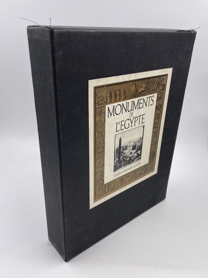 null 1 Volume : "Monuments de l'Égypte, l'Édition Impériale de 1809", Texte de Charles...