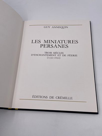null 1 Volume : "Les Miniatures Persanes", (Trois Siècles d'Enchantement et de Féerie...