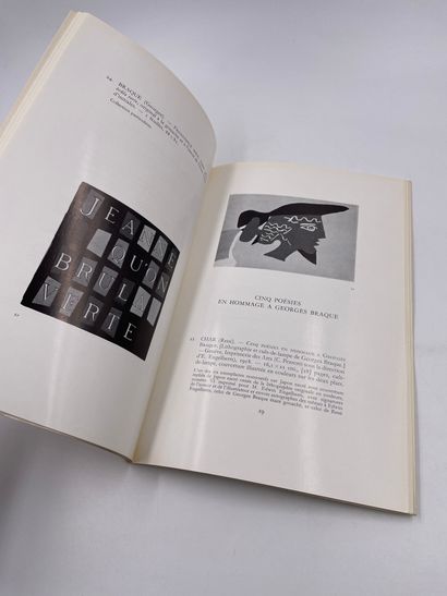 null 1 Volume : "Georges Braque, René Char", (Manuscrits, Livres, Documents, Estampes),...