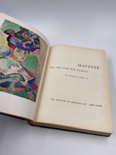 null 1 Volume : "Matisse His Arte and His Public", Alfred H. Barr, JR., The Museum...