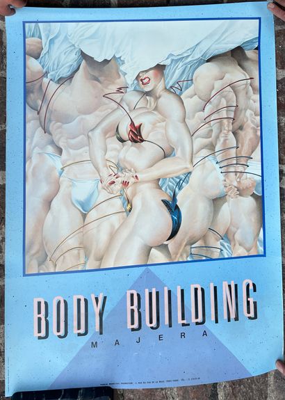 null Quatre affiches Body Building