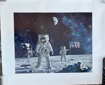 null Affiche astronaute