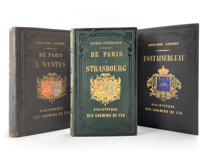 Joanne, Adolphe. Moléri, M. Itinéraires Illustrés. De paris à Nantes / Fontainebleau...