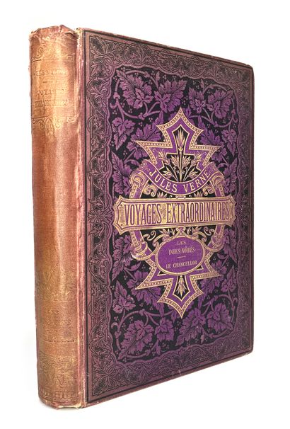 Jules Verne. The Black Indies. The Chancellor. Martin Paz.
Ill. by Férat (Les Indes-noires)...