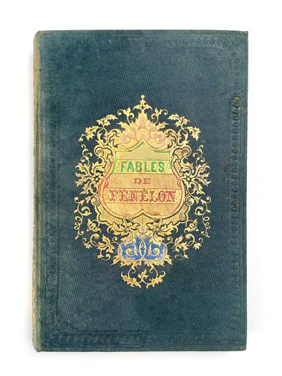 Fénelon. Fables.
9 ill. Paris, Hachette. Bibliothèque des chemins de fer. 1853. 168...