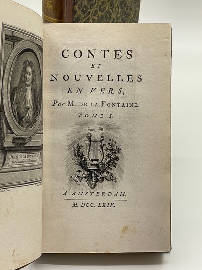 LA FONTAINE Jean de Contes et nouvelles en vers. A Amsterdam 1764. Contrefaçon de...