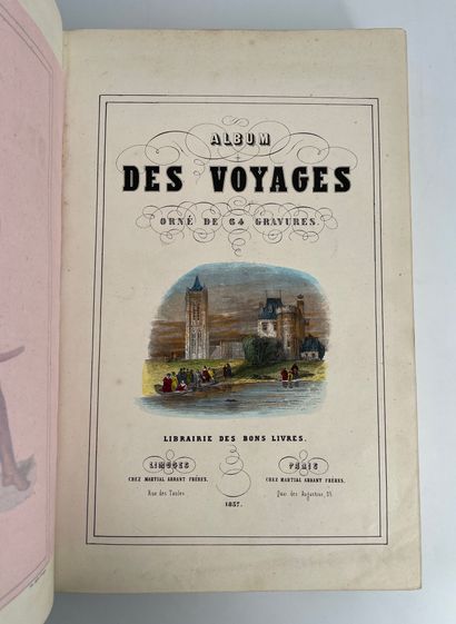 Jouhanneaud, Paul. # Album des voyages anciens et modernes.
64 gravures finement...