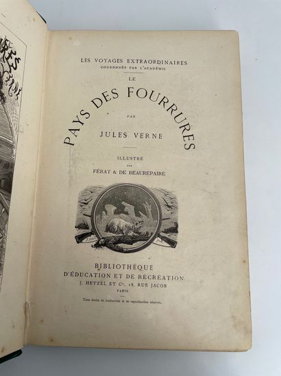 Jules Verne. Le pays des fourrures.
Ill. par Férat et de Beaurepaire. Paris, Bibliothèque...