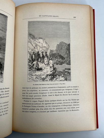 Jules Verne. # Captain Grant's Children. Journeys around the world.
Ill. by Riou....