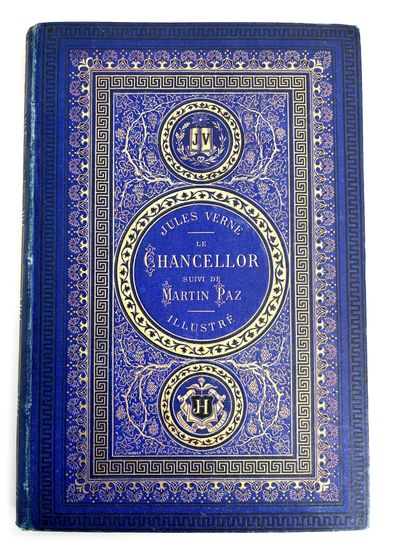 Jules Verne. Le Chancellor / Martin Paz.
Ill par Riou et Férat. Paris, Bibliothèque...