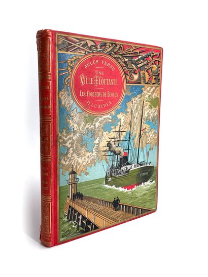 Jules Verne. A floating city / The blockade-breakers.
Ill. by Férat. Paris, Bibliothèque...