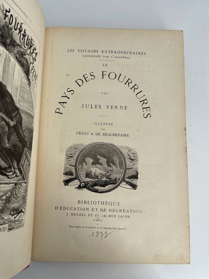 Jules Verne. Le pays des fourrures.
Ill. par Férat et de Beaurepaire. Paris, Bibliothèque...