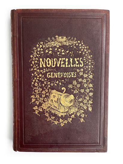 Topffer, Rodolphe. Nouvelles génevoises.
Ill. par l'auteur. Paris, J.-J. Dubochet...