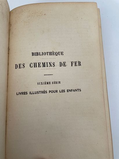 Fénelon. Fables.
9 ill. Paris, Hachette. Bibliothèque des chemins de fer. 1853. 168...
