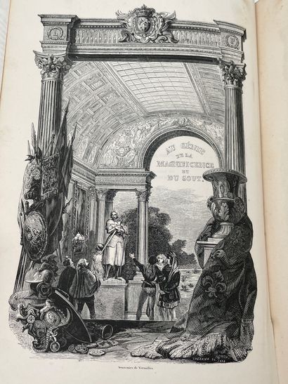 Laborde, Alexandre de. Versailles ancien et moderne.
Nombreuses illustrations. Paris,...