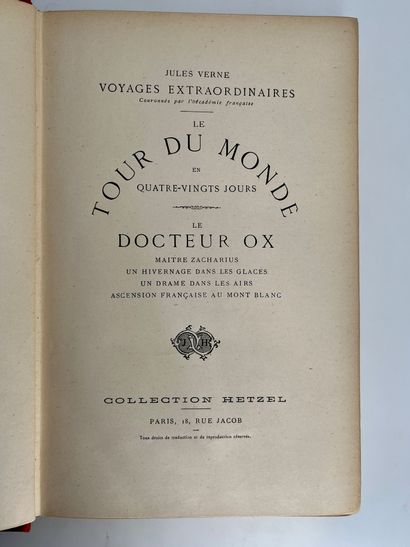 Jules Verne. # Le Tour du monde en 80 jours / Le docteur Ox / Maitre Zacharius /...