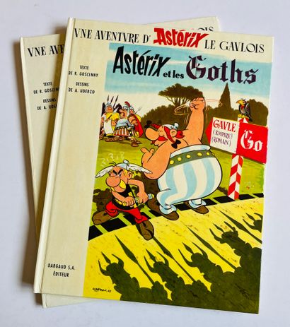 null Asterix - 一套2本：et les Goths (Dargaud, sewn) + Le Tour de Gaule (Dargaud, glued)...