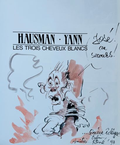 Hausman * Ensemble de 5 dédicaces : A la Wallonie mijotons, Collectionnez les timbres...