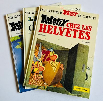 null Asterix - 一套3本：Hispania (Dargaud, glued), Helvetii (Dargaud, glued), Domaine...