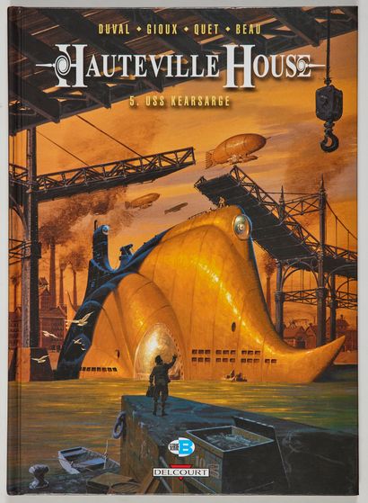 Gioux * 献词：Hauteville House 5。第一版，有一张特殊的潜水艇彩图。近乎完美的状态。