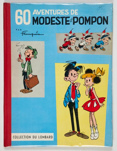 null Modeste et Pompon - 60 adventures : 伦巴第原版，有缝线。极好的相册，近乎完美的状态。