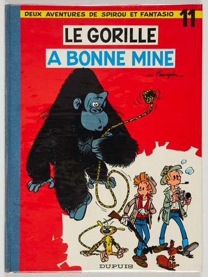 null Spirou et Fantasio 11 - Le gorille a bonne mine : 原版，蓝色书脊。非常非常好/接近全新的状态。
