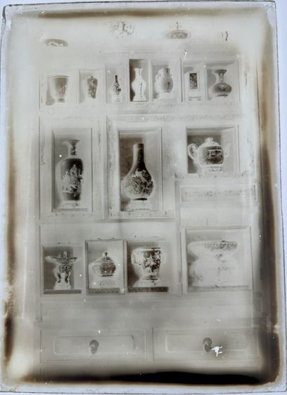 XIXe siècle Ensemble de cinquante-neuf négatifs sur verre au collodion humide.
Huit...