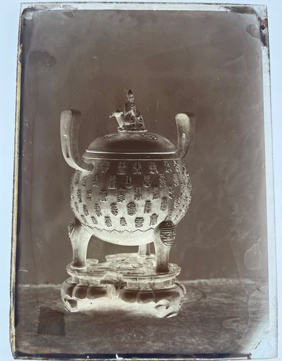 XIXe siècle Ensemble de cinquante-neuf négatifs sur verre au collodion humide.
Huit...