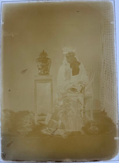 XIXe siècle Ensemble de cinquante-neuf négatifs sur verre au collodion humide.
Huit...