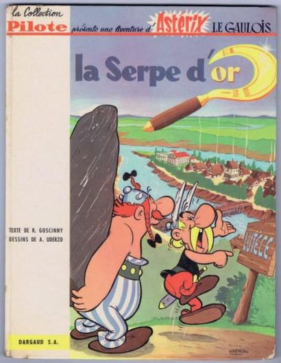 null Astérix 2. «La Serpe d'Or». UDERZO. Dargaud collection Pilote 1962. Cartonné...