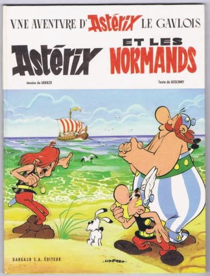 null Astérix 9. «Astérix et les Normands». UDERZO. Dargaud 4e trimestre 1966, cartonné....
