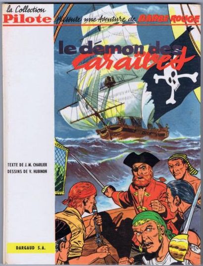 null Barbe Rouge 1. «Le Démon des Caraïbes». HUBINON. Dargaud collection Pilote 1961....