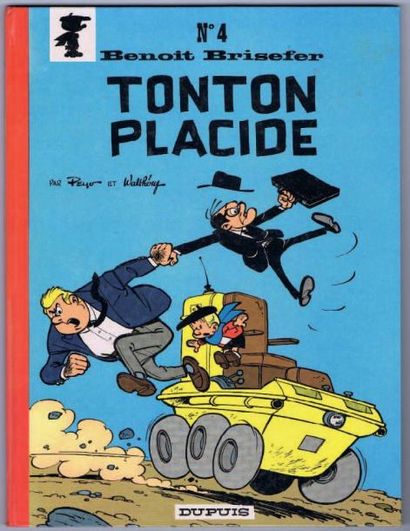 null Benoît Brisefer 4. «Tonton Placide». PEYO et GOS. Dupuis 1969. Cartonné dos...