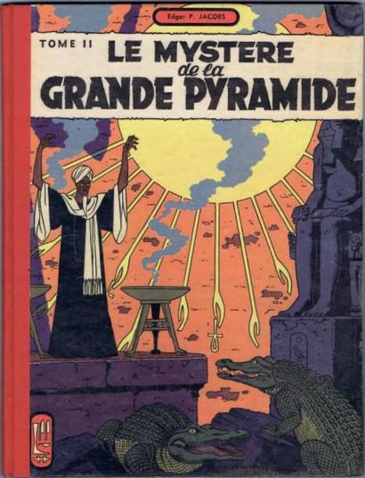 null Blake et Mortimer. «Le Mystère de la Grande Pyramide» tome 2. JACOBS. Lombard...