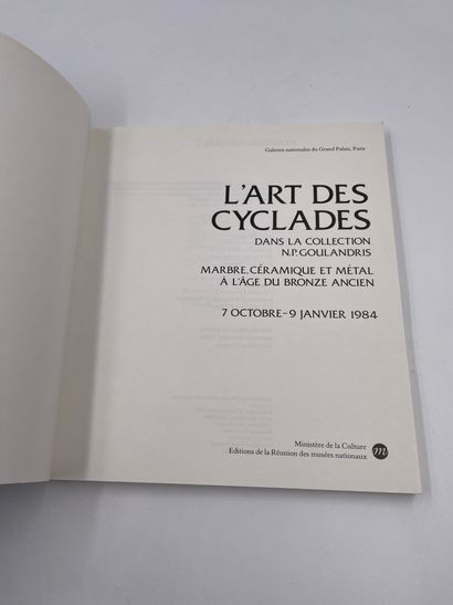 null 1 Volume : "L'Art des Cyclades dans La Collection N.P. Goulandris", (Marbres,...