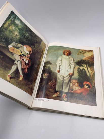 null 1 Volume : "Tout l'Œuvre Peint de Watteau", Introduction par Pierre Rosenberg,...