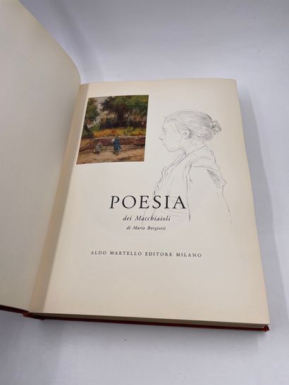null 1 Volume : "Poesia Dei Macchiaioli", Mario Borgiotti, Ed. Aldo Martello Editore...