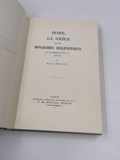 null 1 Volume : "Rome, La Grèce et les Monarchies Hellénistiques au Iième Siècle...