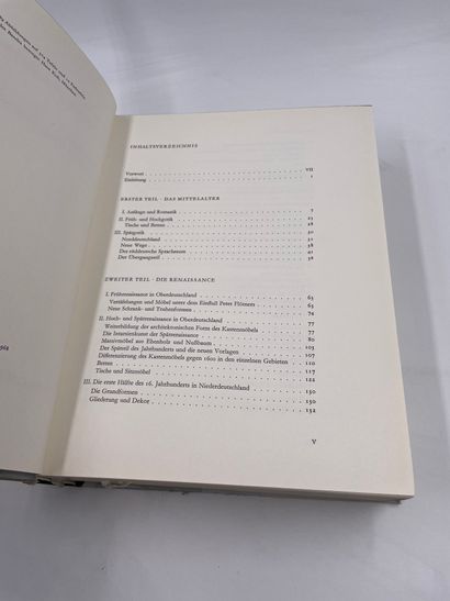 null 1 Volume : "Heinrich Kreisel Die Kunst des Deutschen Möbels von den Anfängen...