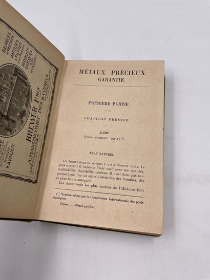 null 1 Volume : "Métaux Précieux Garantie", E. Guenez, Manuels Pratiques d'Analyses...