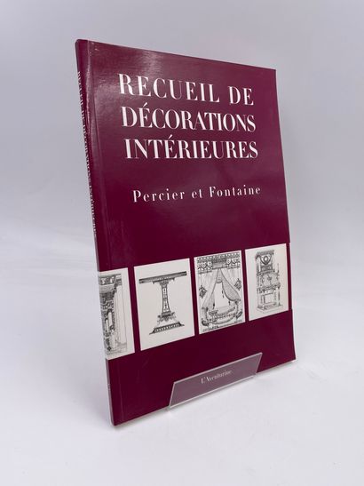 null 2 Volumes : 
- "Recueil de Décorations Intérieures", Percier and Fontaine, Ed....