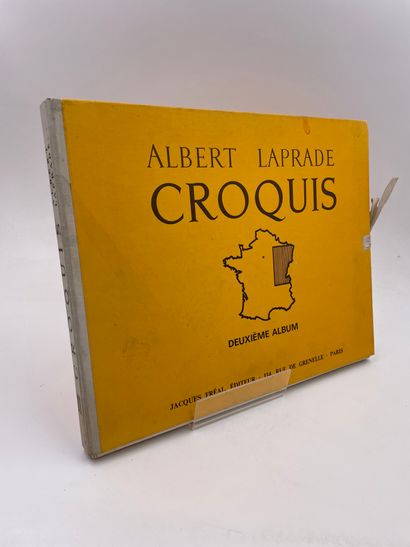 null 1 Volume : "Albert Laprade Croquis", Deuxième Album, Région de l'Est, Ed. Vincent...