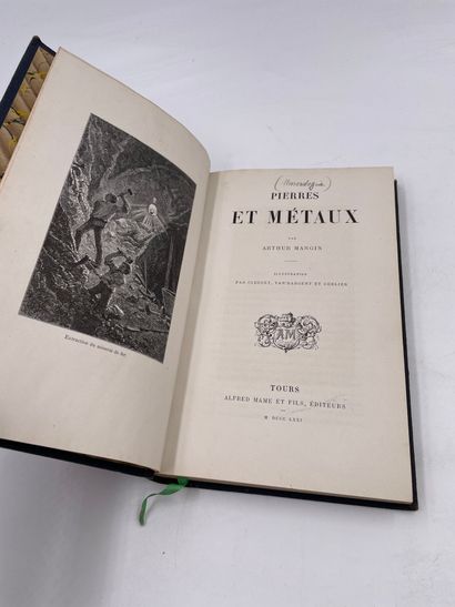 null 1 Volume : Pierres et Métaux", Arthur Mangin, Illustrations par Clerget, Yan-D'Argent...