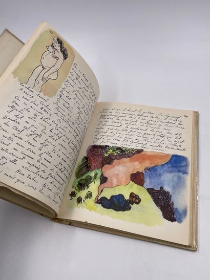 null 1 Volume : "L'Ancien Culte Mahorie", Manuscrit de Gauguin, René Huyghe, 'La...