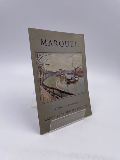 null 1 Volume : "Albert Marquet 1875-1947", Maison de la Pensée Française, Paris,...